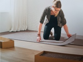 Teppichboden-Module liftBAC®: spielend leicht verlegbar